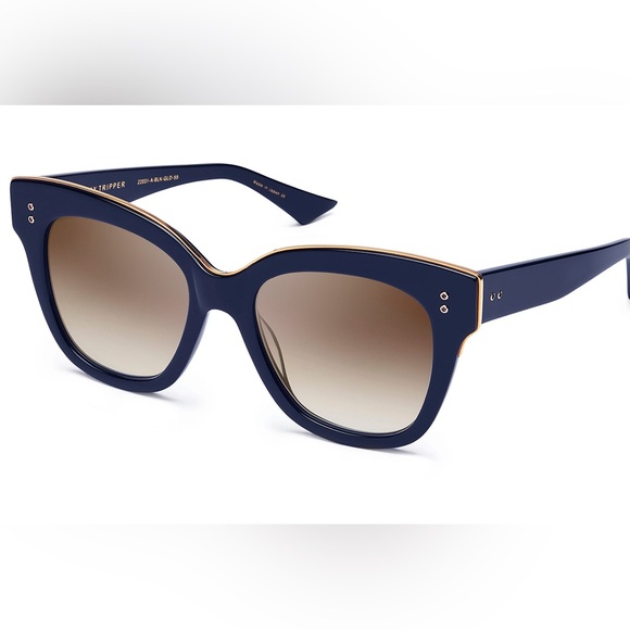 DITA DAY TRIPPER sunglasses Navy Navy Swirl Gold - Picture 4 of 9